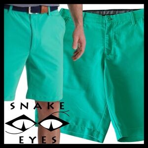 Snake Eyes Green Dry-18 Tour Select 9" Golf Shorts (32)